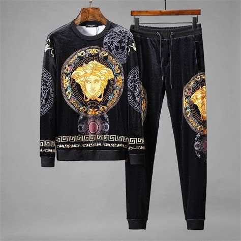 cheap versace tracksuit for sale|velvet tracksuit men's versace.